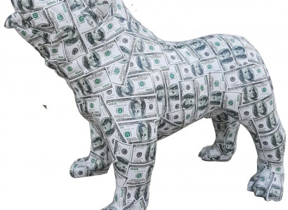 Designer Figur Statue Moderne Figuren Dekoration Hund Garten Skulptur Skulpturen 